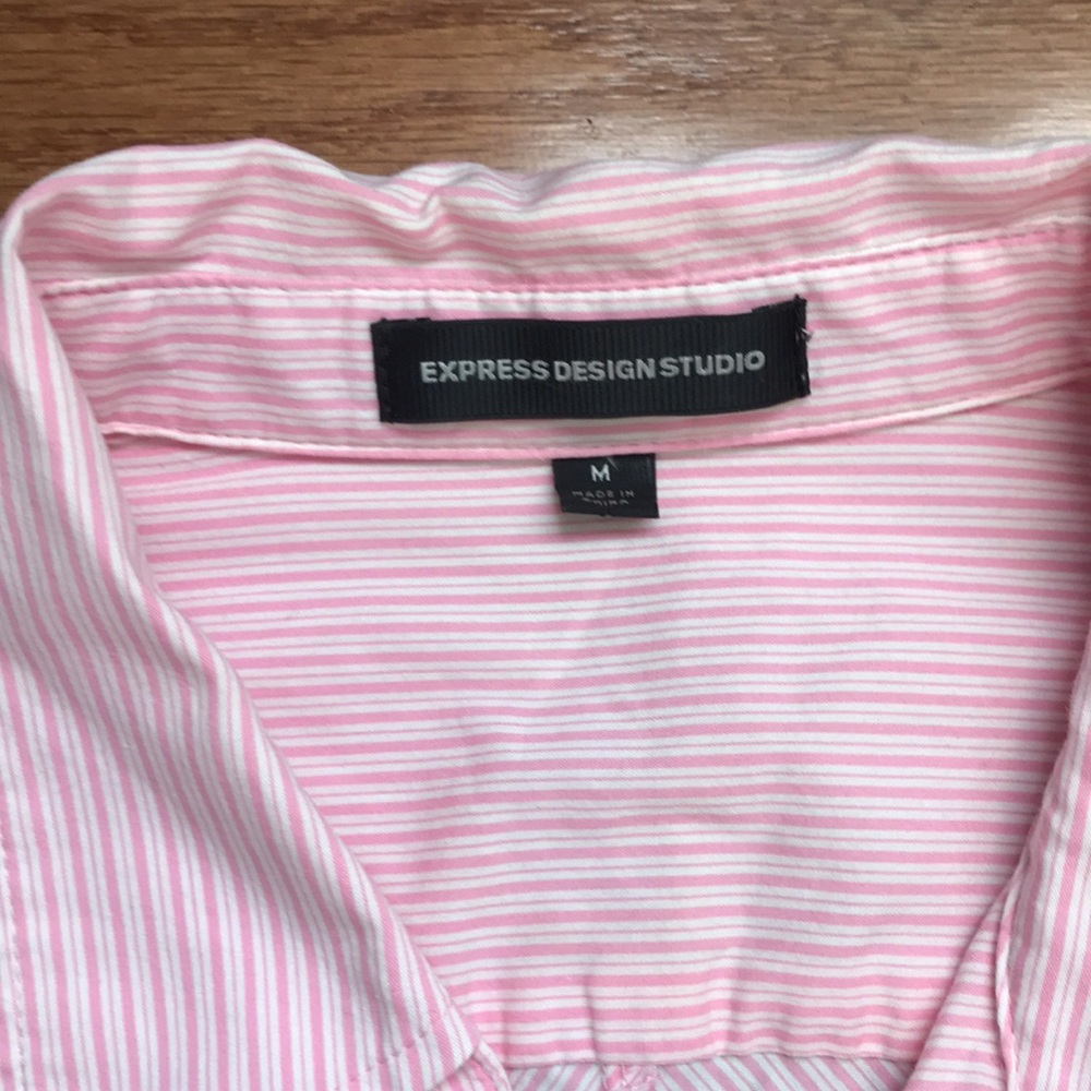Pink Striped Button Down - image 2